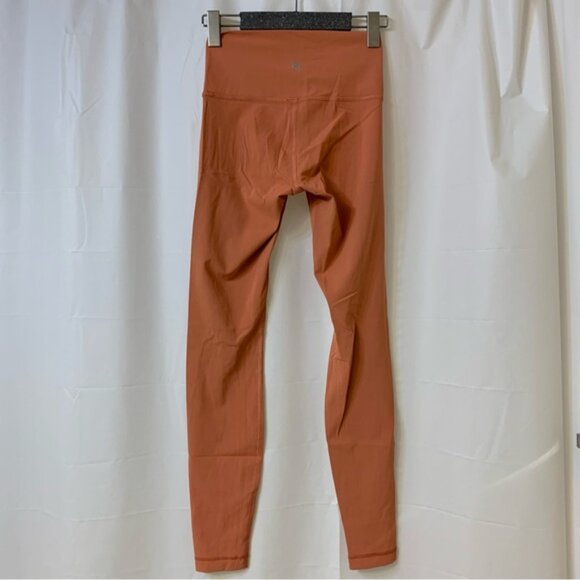 Lululemon Wunder Under High-Rise Tight 28" Full-On Luxtreme Rustic Coral Size 4 - Picture 4 of 6